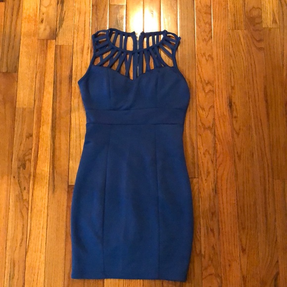 royal blue going out dress